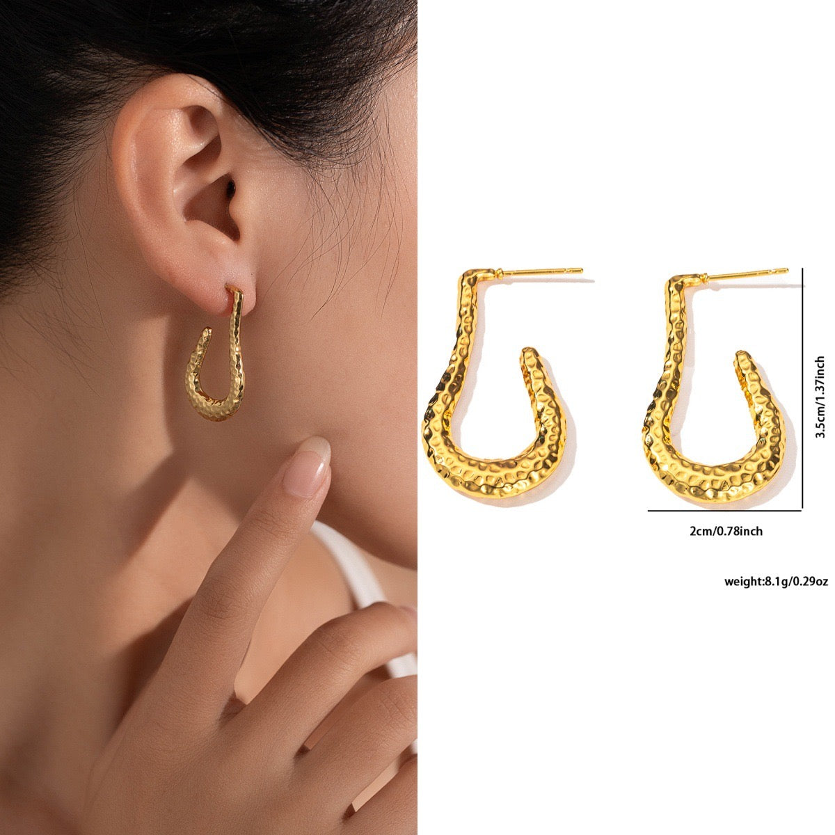 Aretes baston Joaquina