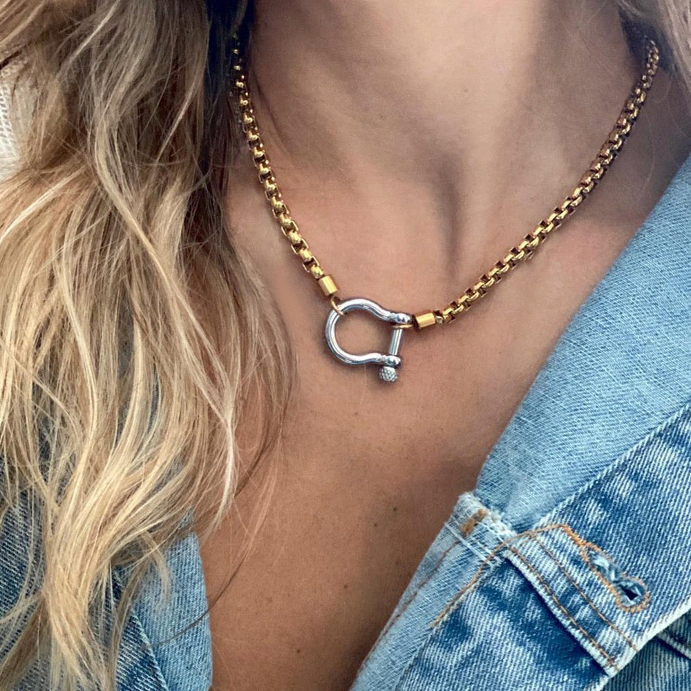 Collar Rizo plata
