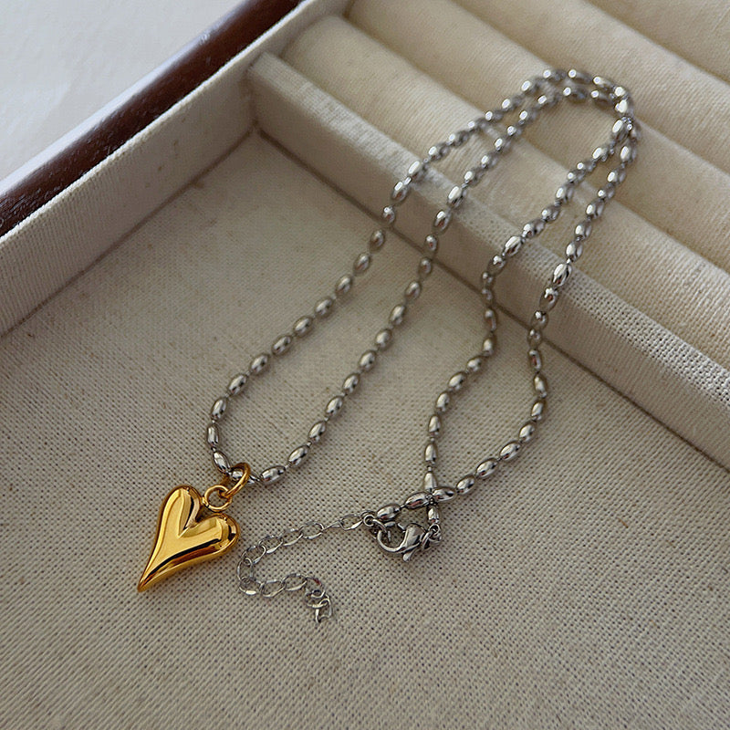 Collar Camelia bitono