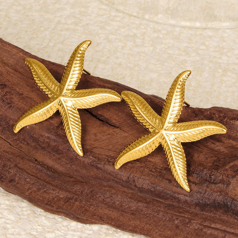 Aretes star acero