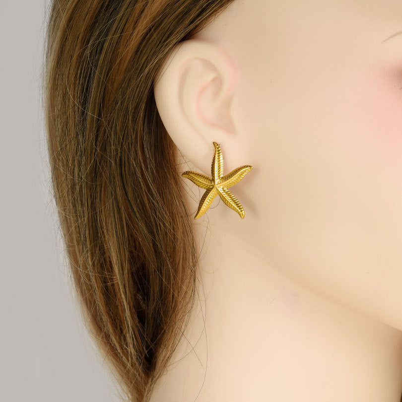 Aretes star acero