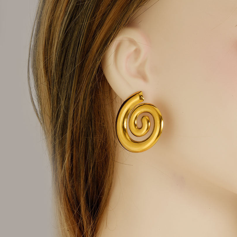 Aretes espiral Yuridia