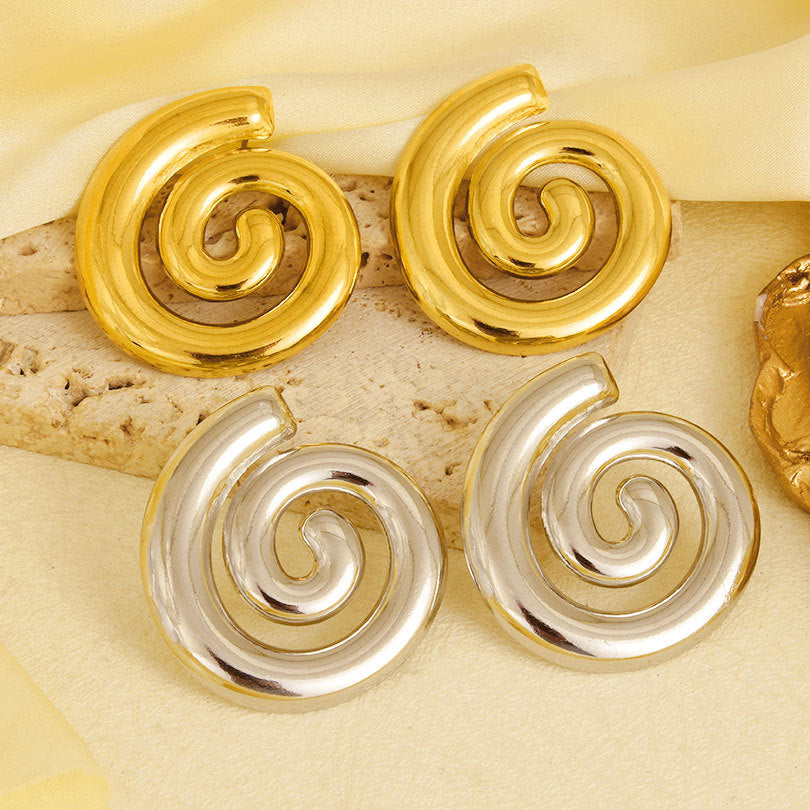 Aretes espiral Yuridia