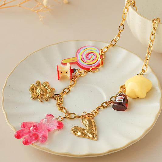 Collar osito alegría