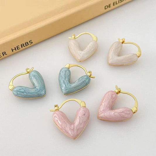 Aretes de corazón Thalía