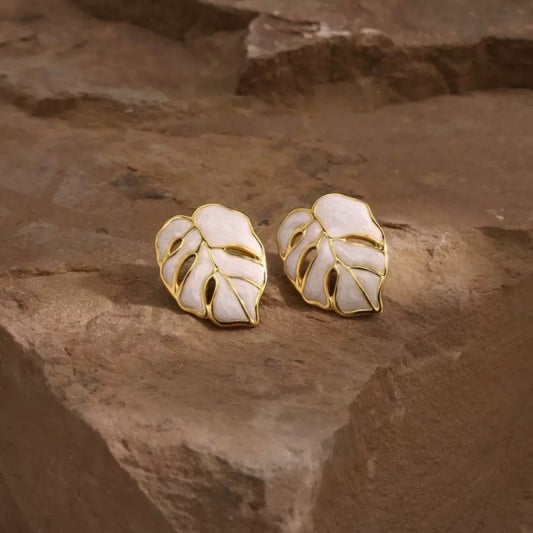 Aretes Sáhara blanco