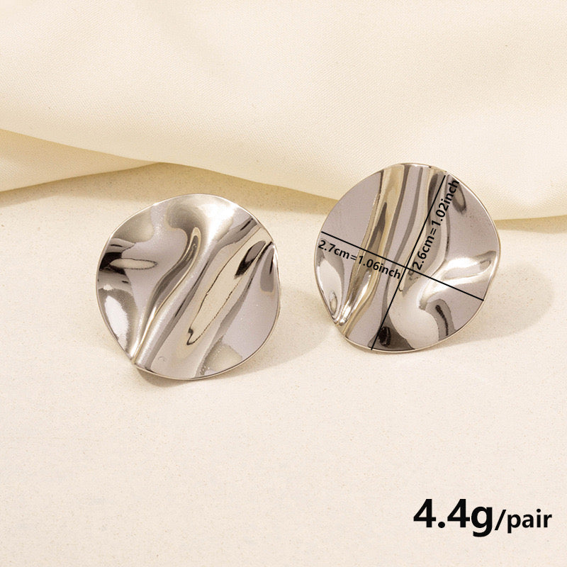 Aretes Helga plata