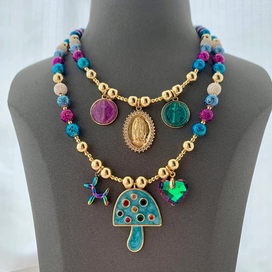 Collar virgen multi color